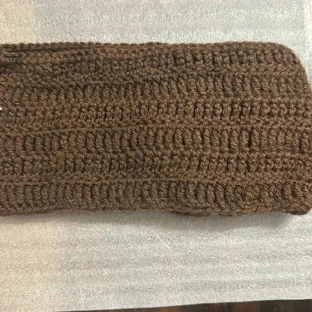 KNITTED HEAD BAND & NECK WARMER
-HAND MADE - Picture 3 of 4